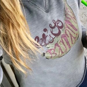 Anthropologie Sweatshirt “let’s go bananas”—M